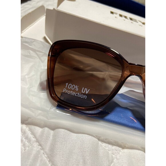 freyrs sunglasses FREYRS Grace brown Womens sunglasses NEW in box with case nib main image 5